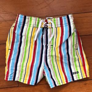 Izod Striped Swim Trunks 6-9 Months